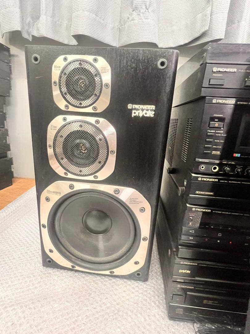 Pioneer ミニコンポ CDプレーヤー カセットデッキ 動作品