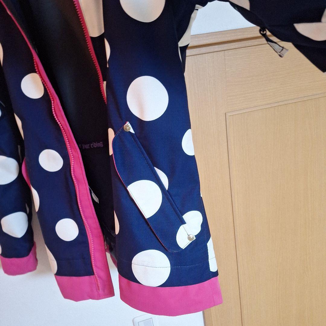 スノーボード用ウェア 　レディース　Mサイズ　ネイビー/ホワイト/ピンク