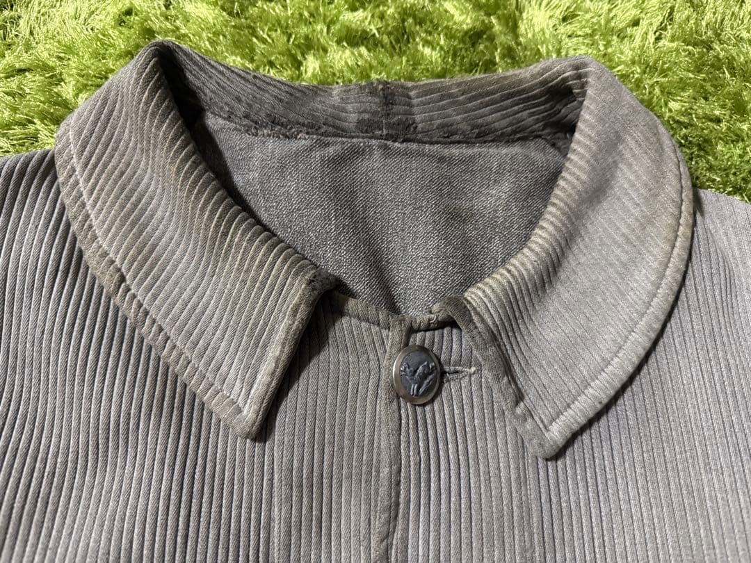 40s フレンチ ビンテージ　コットンピケ ハンティングジャケット フランス