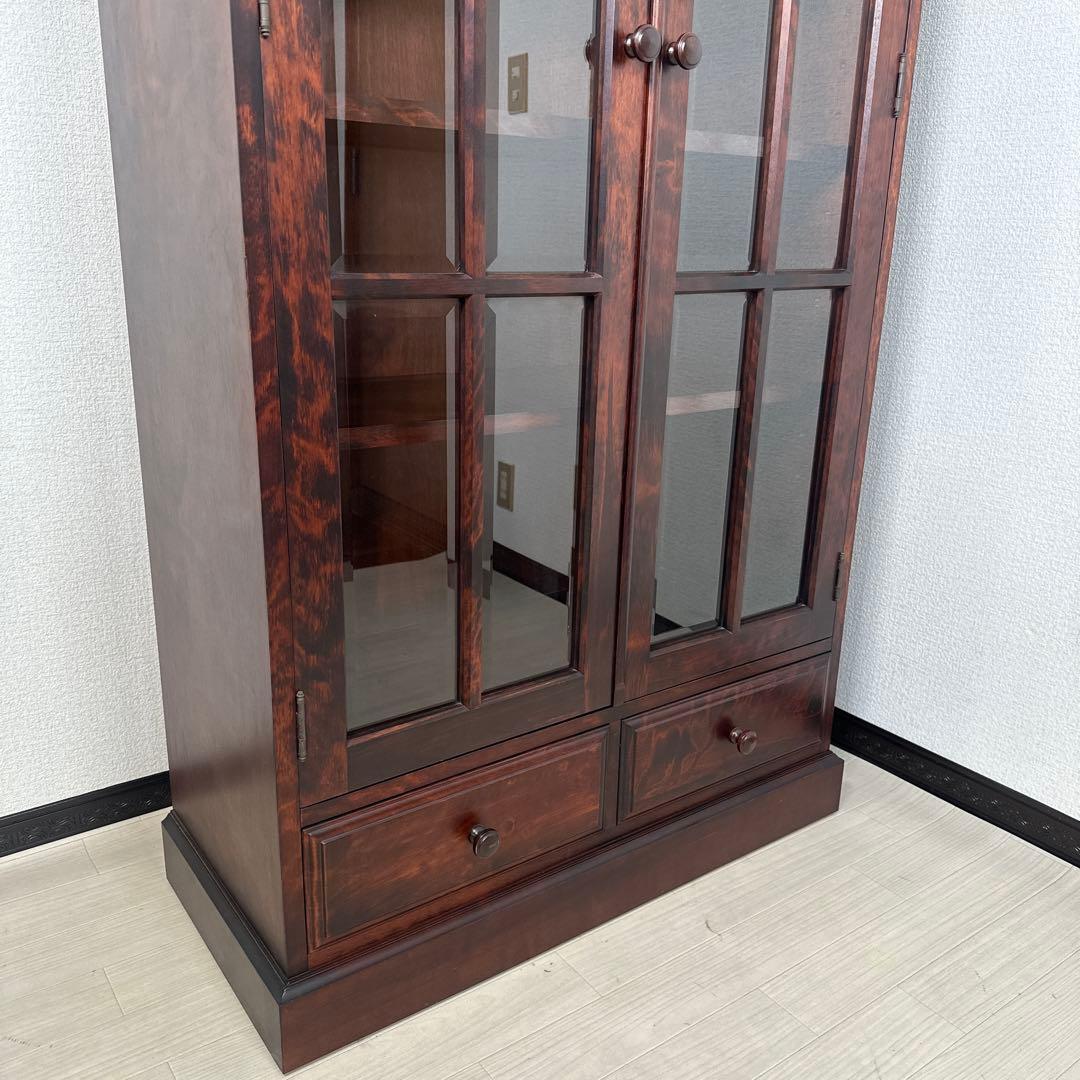 【展示品】和光 旭川家具 和モダン 飾り棚 本棚 ブックシェルフ i1※