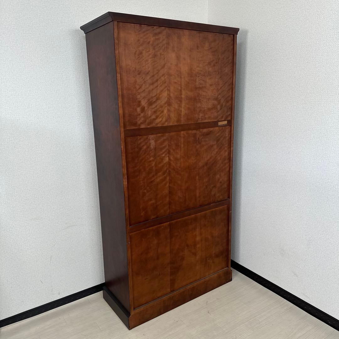 【展示品】和光 旭川家具 和モダン 飾り棚 本棚 ブックシェルフ i1※