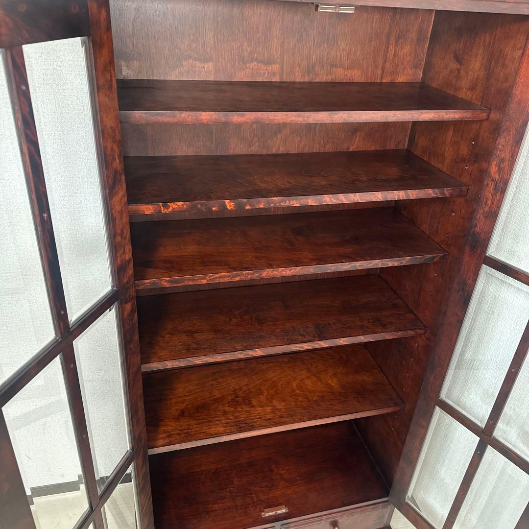 【展示品】和光 旭川家具 和モダン 飾り棚 本棚 ブックシェルフ i1※