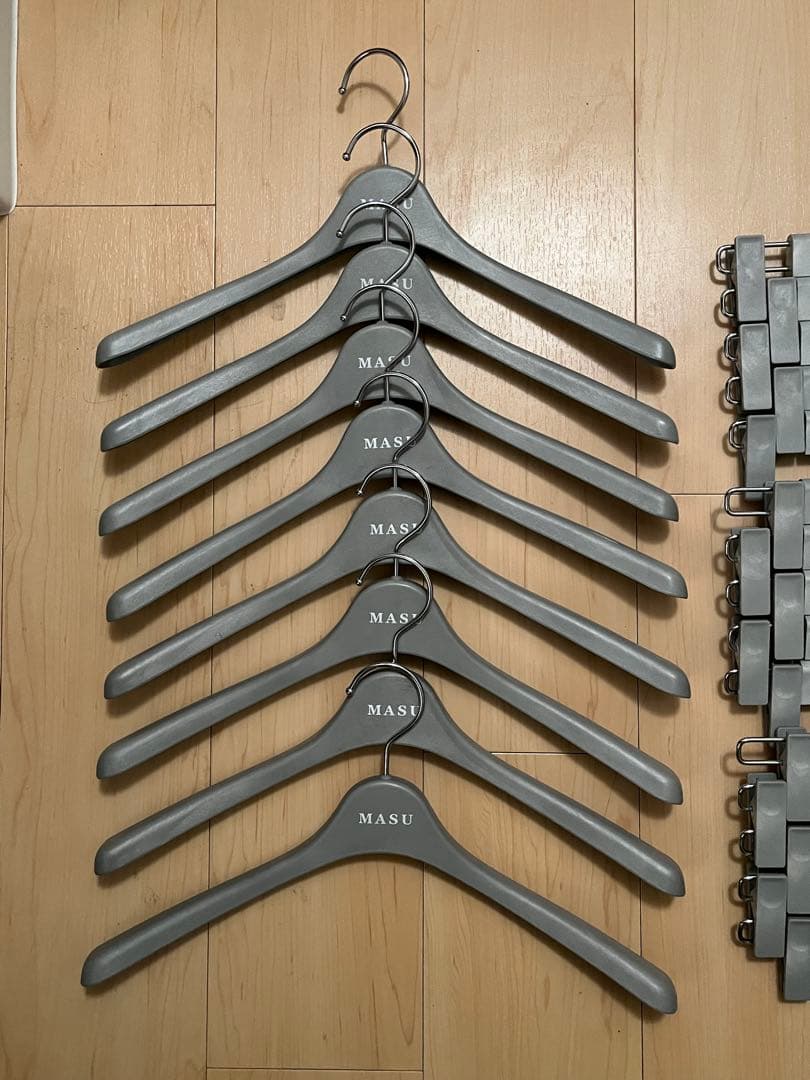 MASU トップスハンガー8本　パンツハンガー20本　セット販売