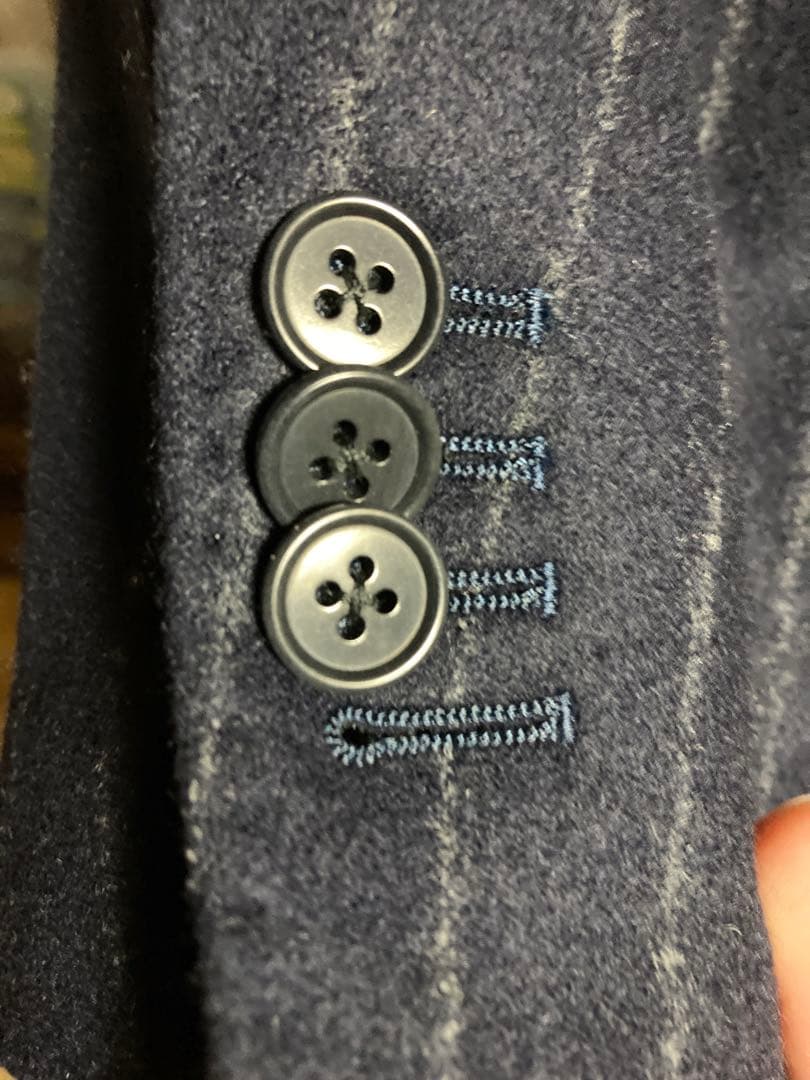 【BEAMSF】FOX　BROTHERSチョークストライプスーツ　44