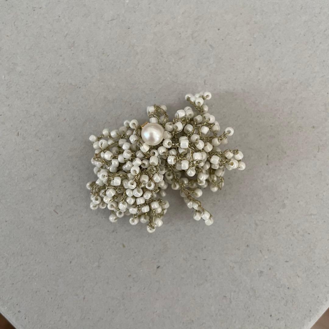 fua accessory 始まりの時 アイボリー M 片耳用ピアス