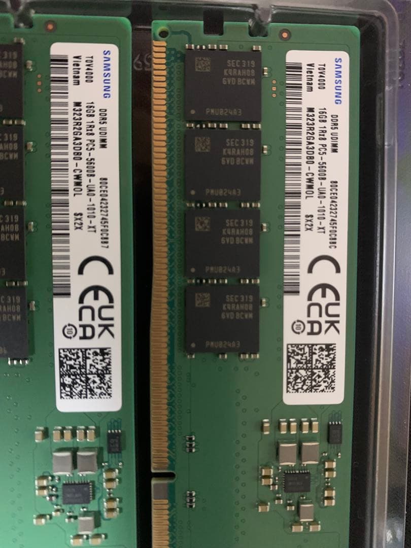 DDR5 5600 16G×2枚　32G