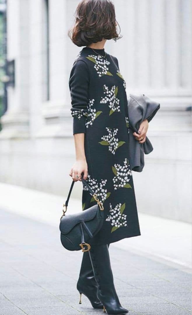 セブンテン♡すずらんニットワンピースM