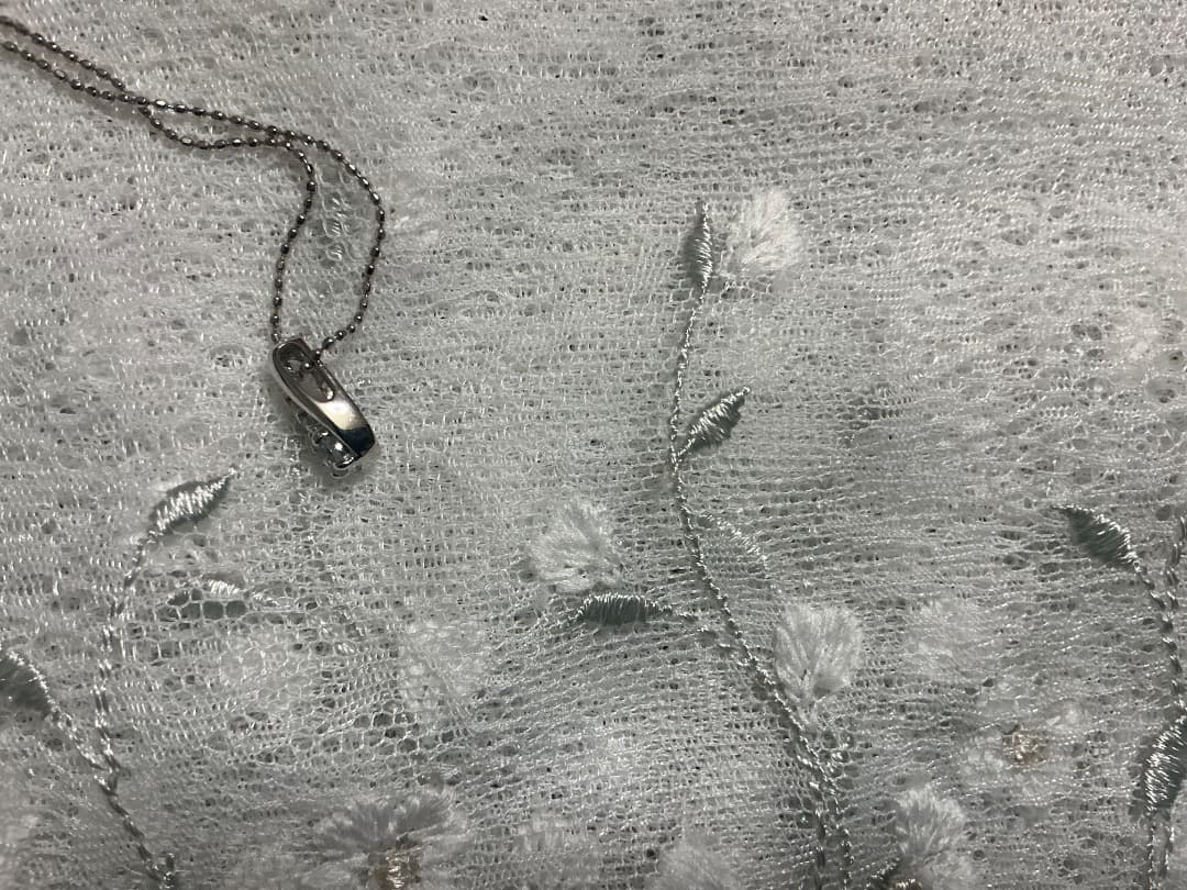 アクアマリンプチネックレス