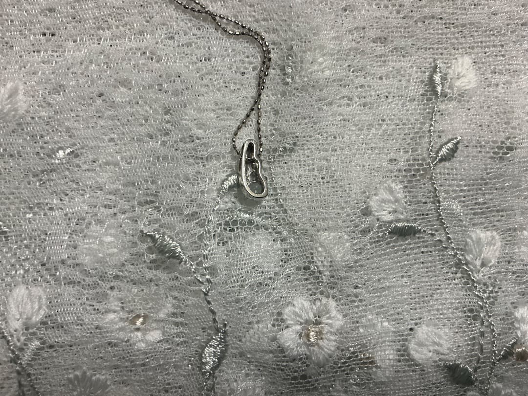 アクアマリンプチネックレス