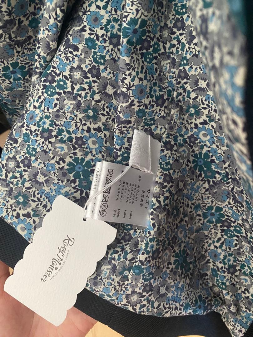 ロージーモンスター　フラワープリントオーバーテイラードジャケット