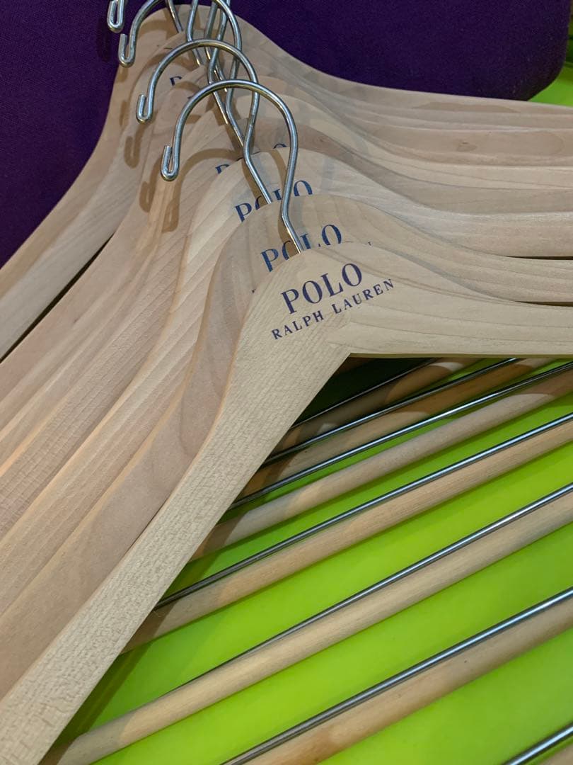 Polo Ralph Lauren 木製ハンガー 10本　ポロ ラルフローレン