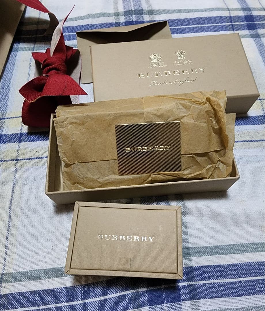 BURBERRY ノバチェック模様 ネクタイピン