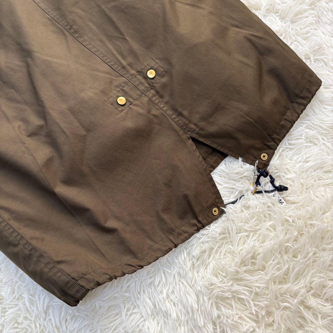 【イエナ】モッズコート　ライナー付き　ファー　L カーキ　ロング丈