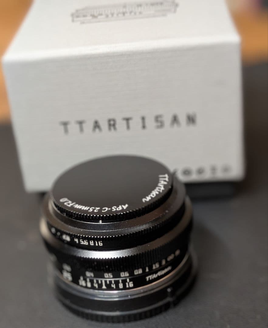 【美品】TTARTISAN レンズ　25mm f2 eマウント
