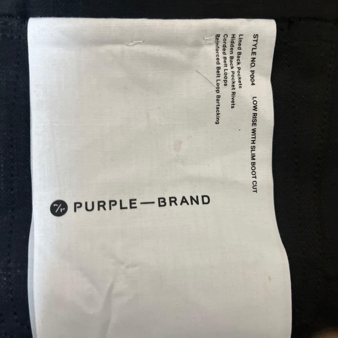 PURPLE BRAND ブラックデニム