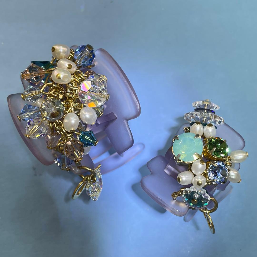 コンプレックスビズ　ヘアクリップ　2個セット