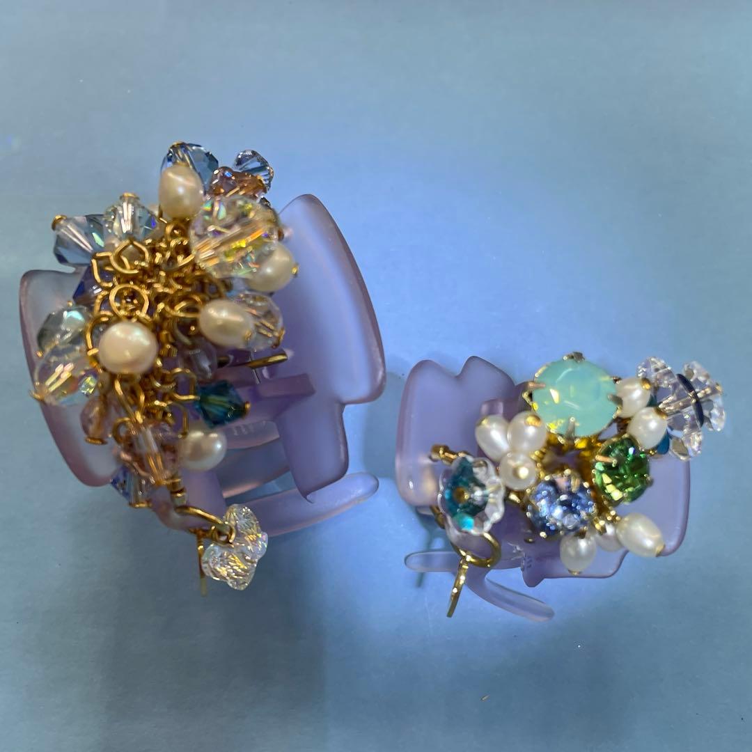 コンプレックスビズ　ヘアクリップ　2個セット