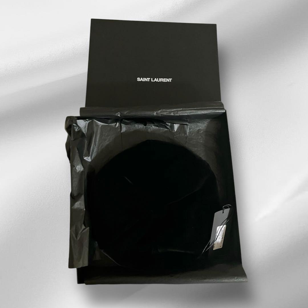 【未使用】SAINT LAURENT PARIS サンローランパリ ベレー帽