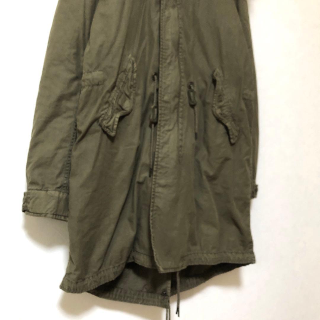 【ゴア】モッズコート ミリタリー キルトインナー ラクーンファー 脱着可能 良品