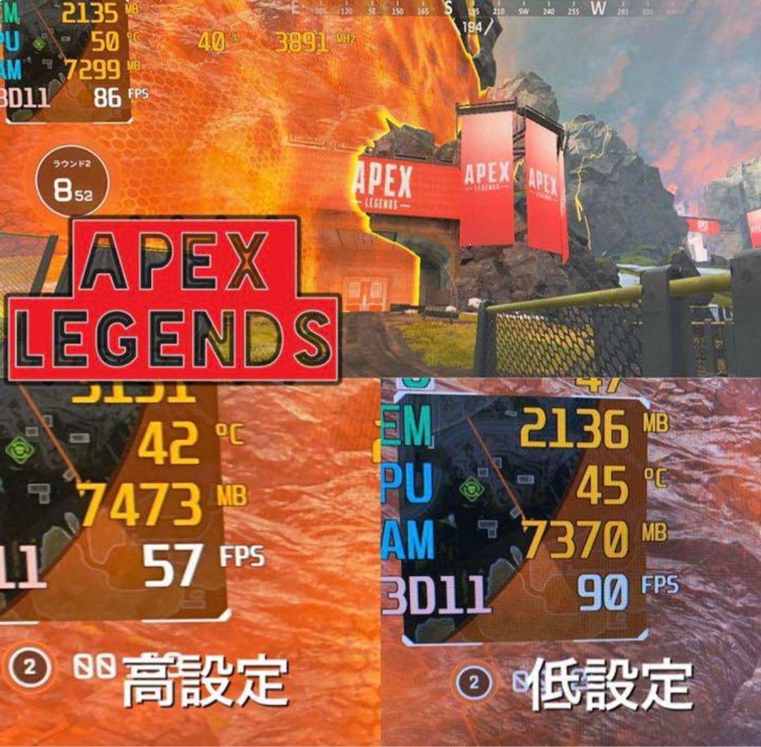 【光るゲーミングPC】Core i7 / 16GB / GTX1050Ti