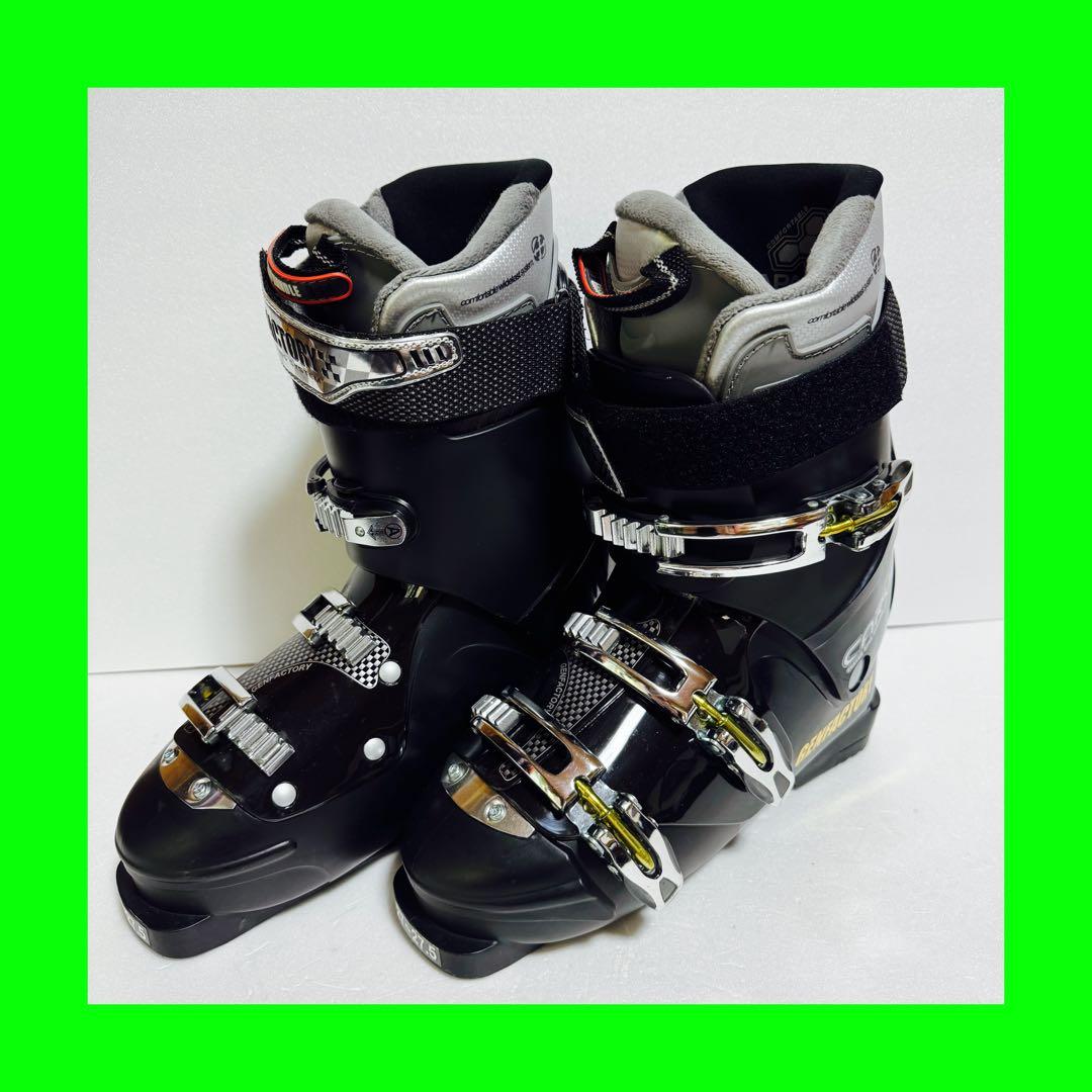 未使用27-27.5cm GENFACTORY CARVE 7 スキーブーツ黒