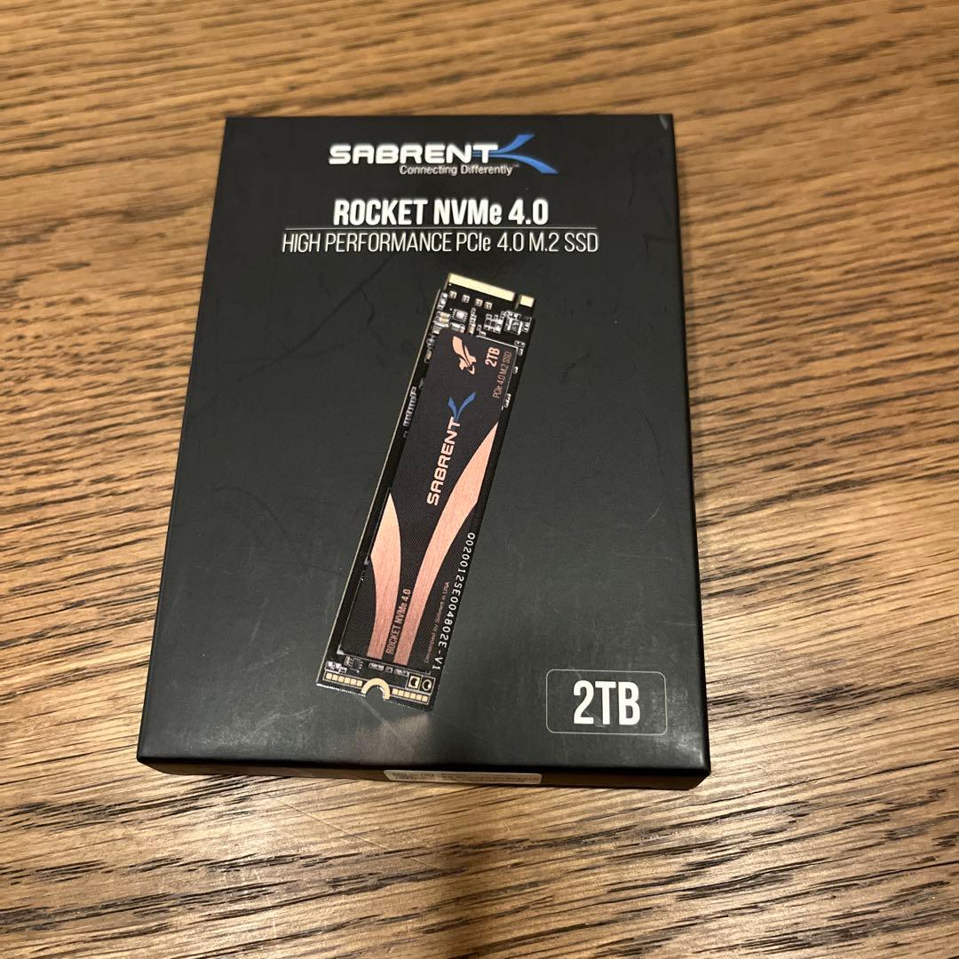 SABRENT Rocket 2TB x2 NVME SSD最大5500MB/秒
