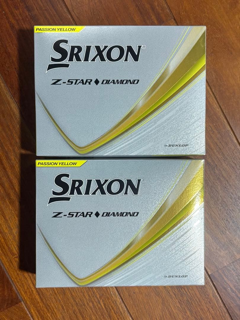 Srixon Z-STAR DIAMOND パッションイエロー 2箱セット