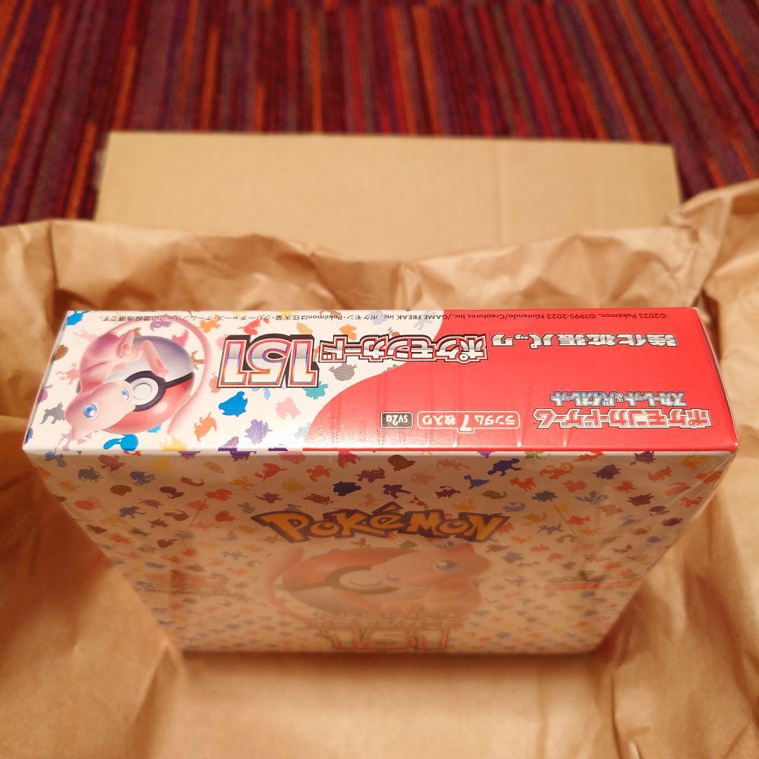 【納品書付】ポケモンカード151 シュリンク付き Box