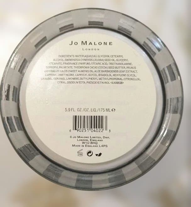 【新品】JoMALONEイングリッシュペアー＆フリージアボディクリーム175ml
