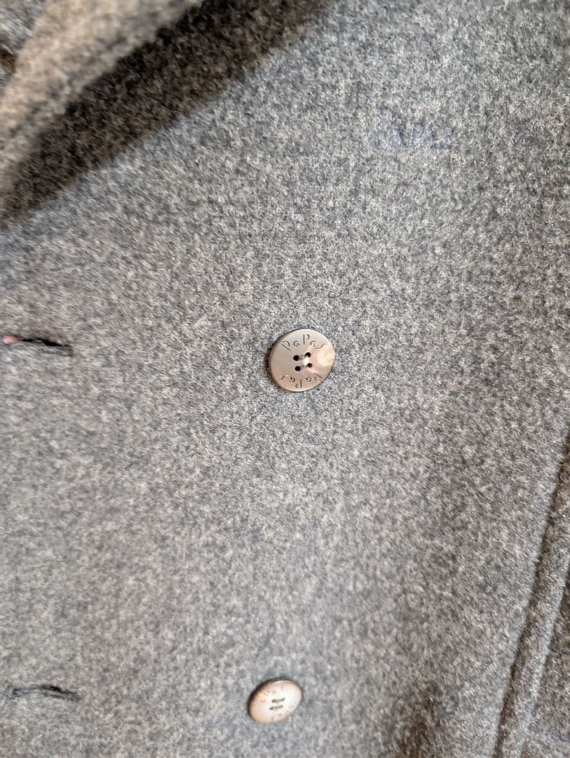 m*︎様 PAPAS  ウールピーコート ダークグレー