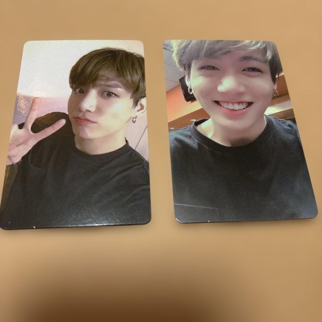 BTS LOVEYOURSELF 公式トレカ　グク☆ジョングク　２枚セット