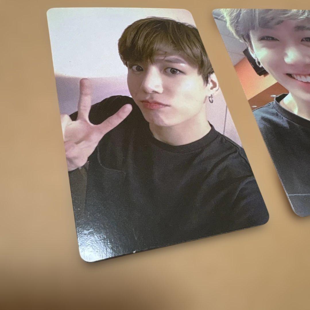 BTS LOVEYOURSELF 公式トレカ　グク☆ジョングク　２枚セット