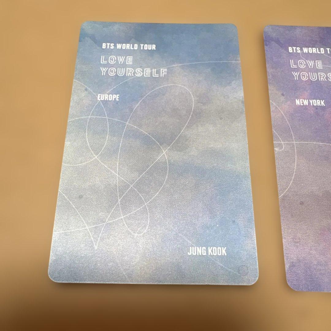 BTS LOVEYOURSELF 公式トレカ　グク☆ジョングク　２枚セット