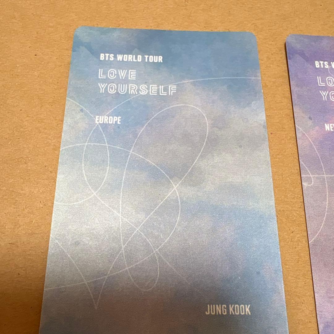 BTS LOVEYOURSELF 公式トレカ　グク☆ジョングク　２枚セット