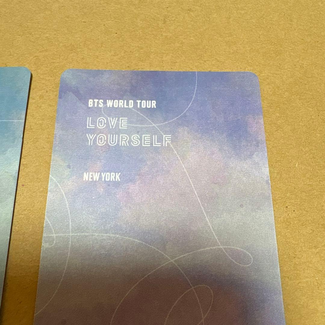 BTS LOVEYOURSELF 公式トレカ　グク☆ジョングク　２枚セット