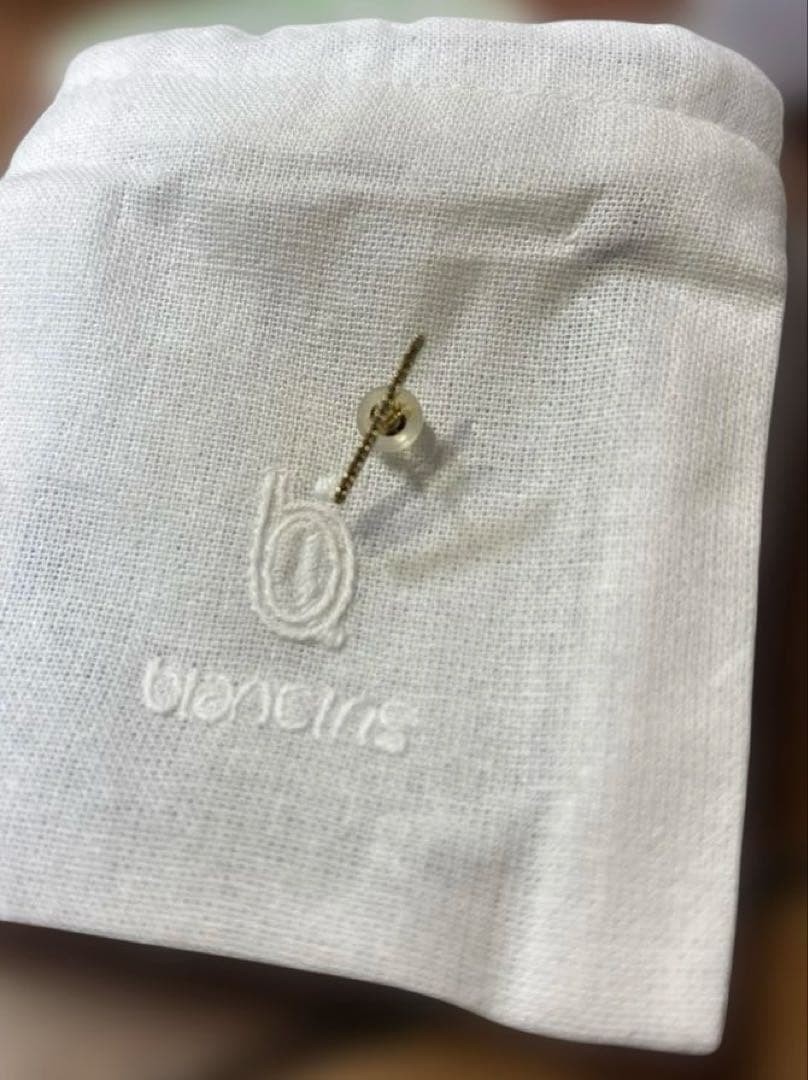 R*a様 blanciris ブランイリス　K18ゴールド バーピアス