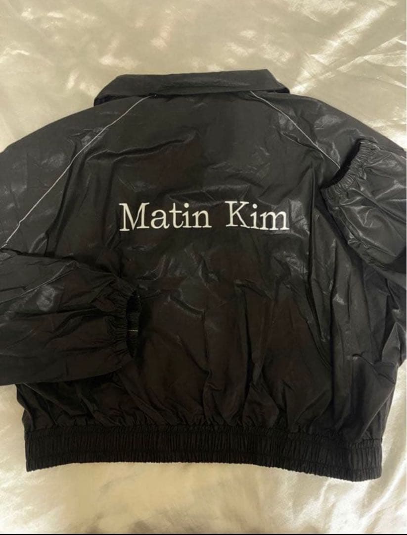 Matin Kim アウター　韓国ジャケットM黒 新品未使用タグ付