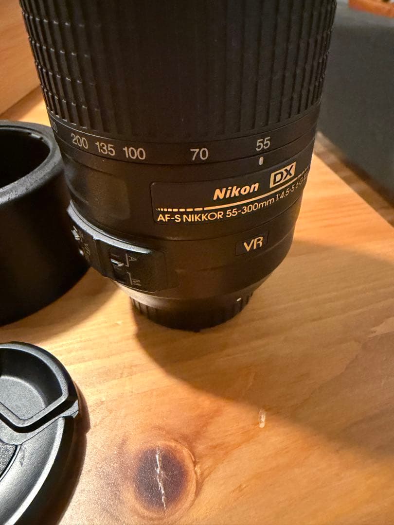 送料込Nikon AF-S 55-300mm DX VR フィルター/フード付属