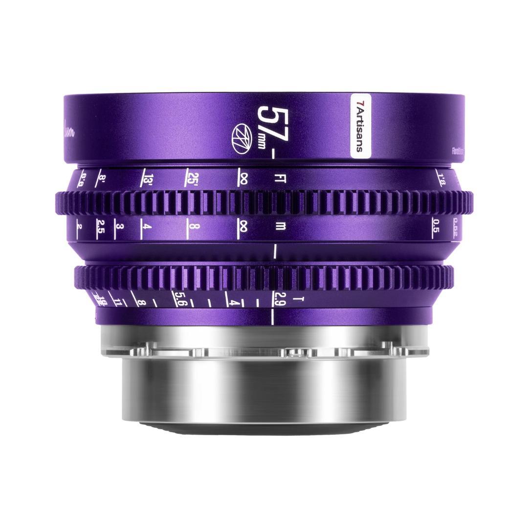 7artisans 57mm T2.9 フルフレーム シネレンズ PLマウント
