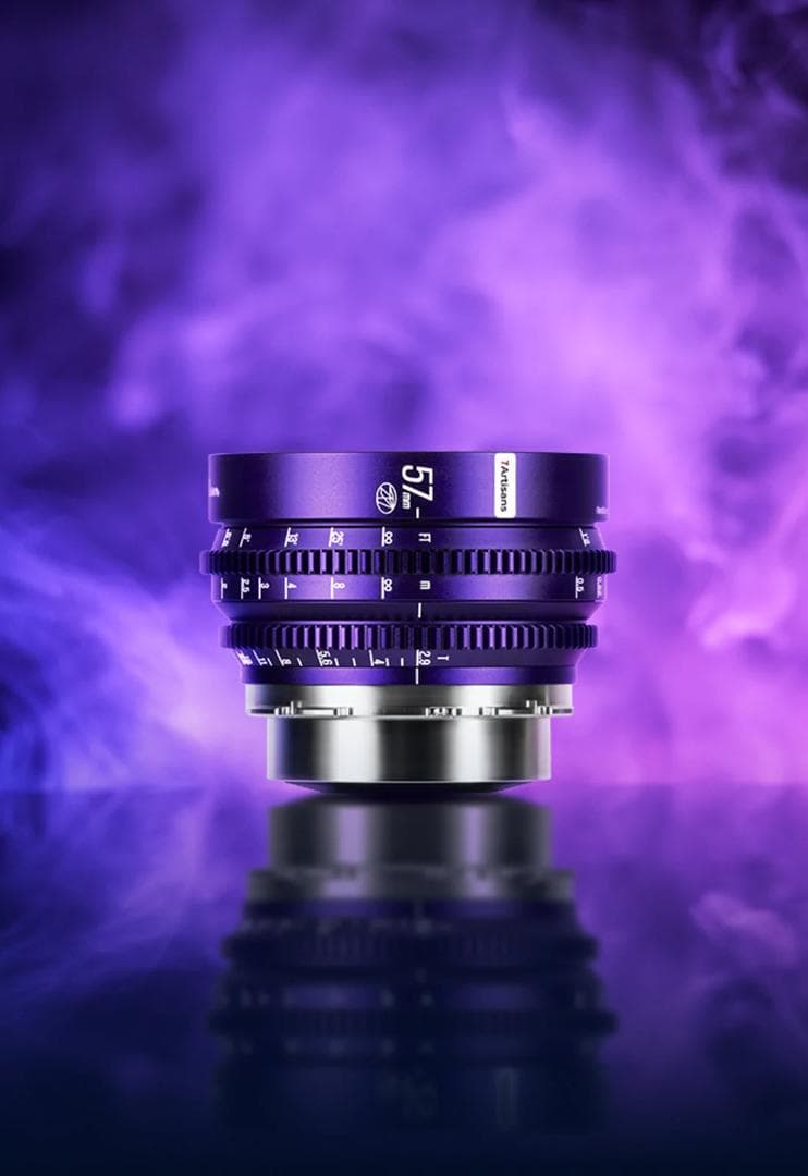 7artisans 57mm T2.9 フルフレーム シネレンズ PLマウント