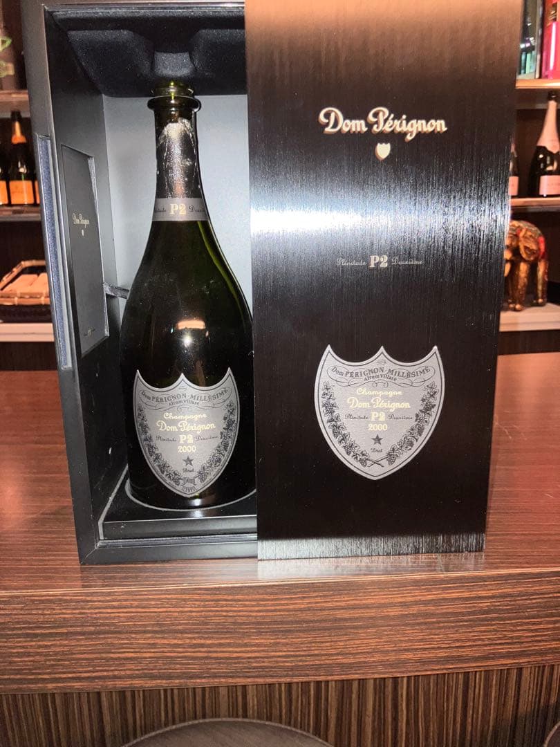 希少 2000 ドンペリ Dom Pérignon P2 空き瓶1専用ケース1