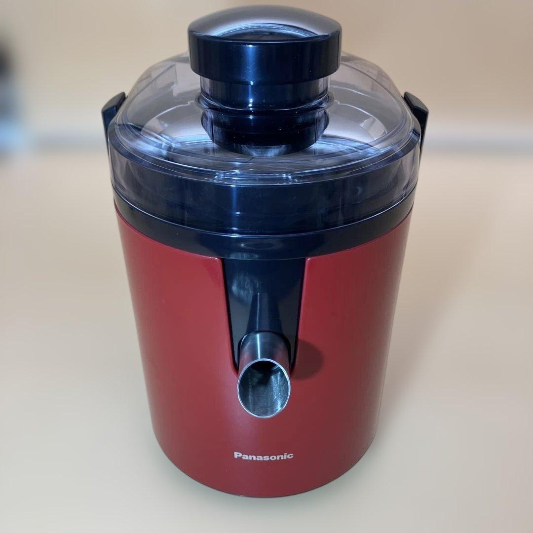 【新品未使用】【即購入可】Panasonic 高速ジューサー MJ-H200-R