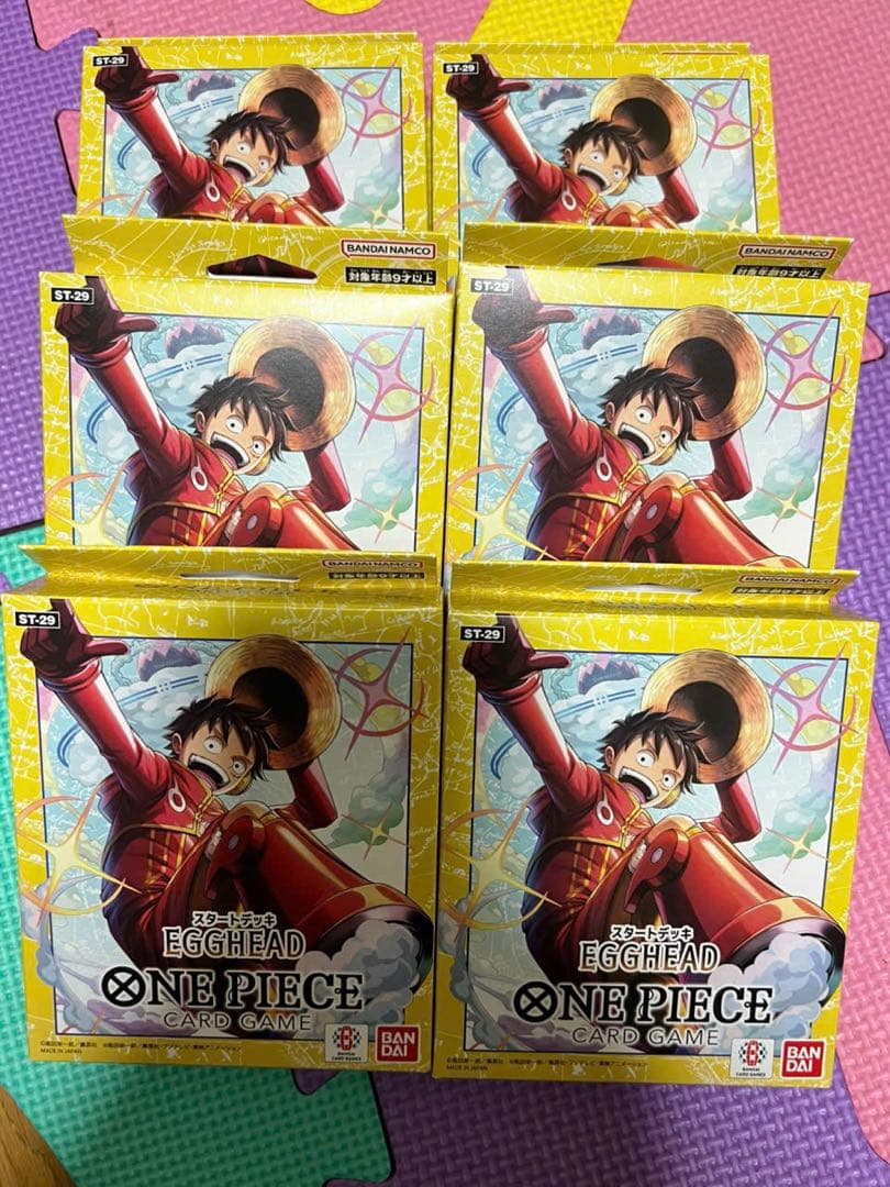 ワンピースカード スタートデッキ ST-29 6個セットボーナスパック付き