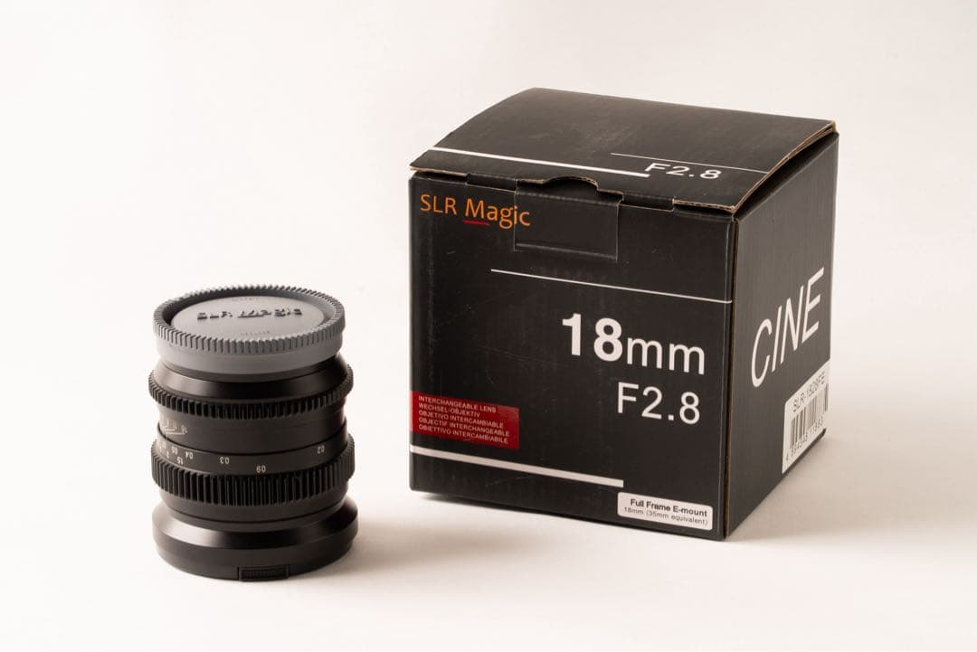 SLR Magic Cine 18mm F2.8 シネレンズ　Eマウント