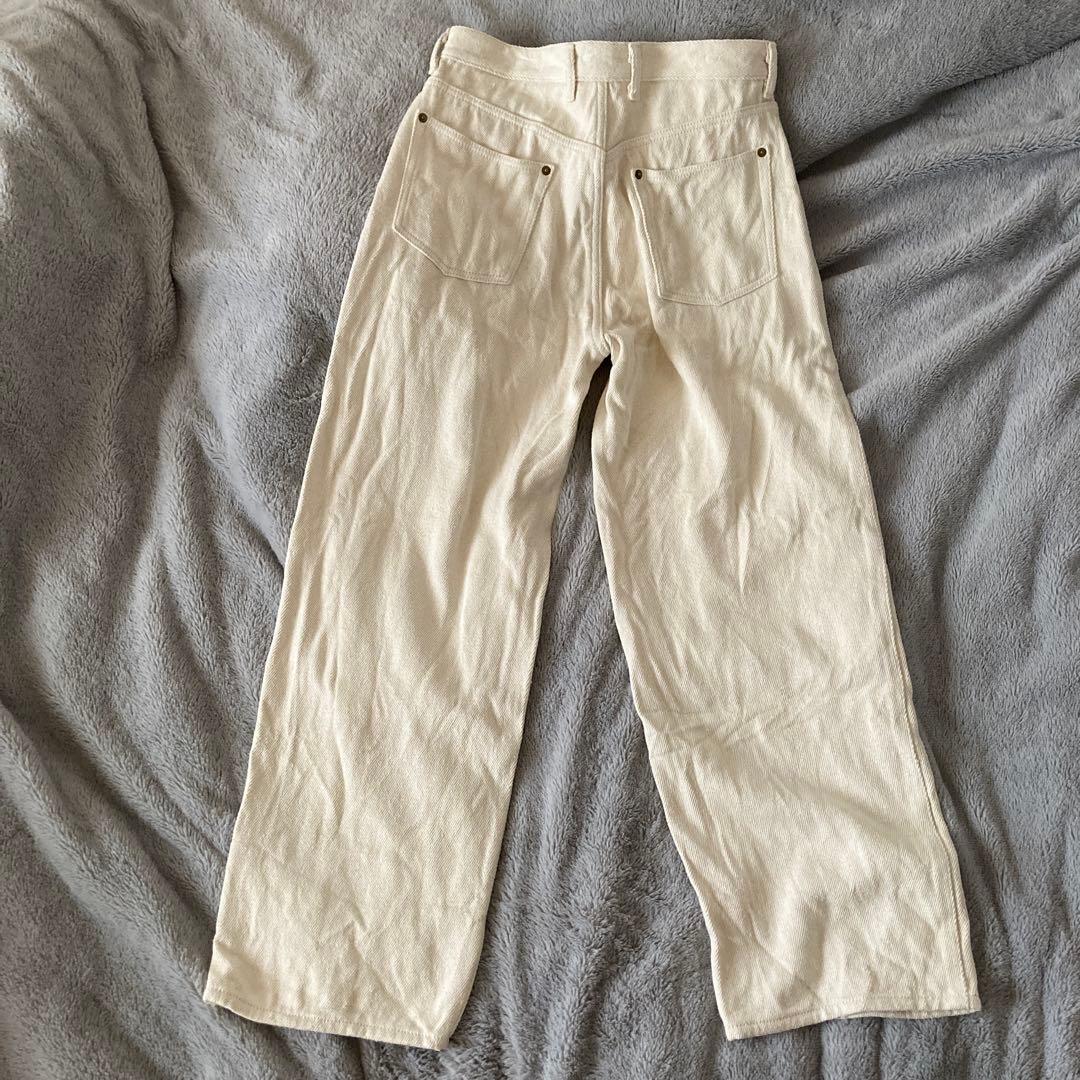 カ*メ様 cornier コルニエ SILK NEP DENIM PANTS W