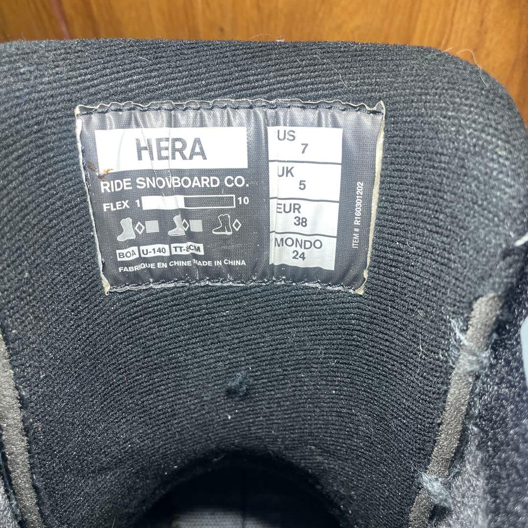 RIDE HERA レディース スノーボードブーツ 24cm ※インナー無し