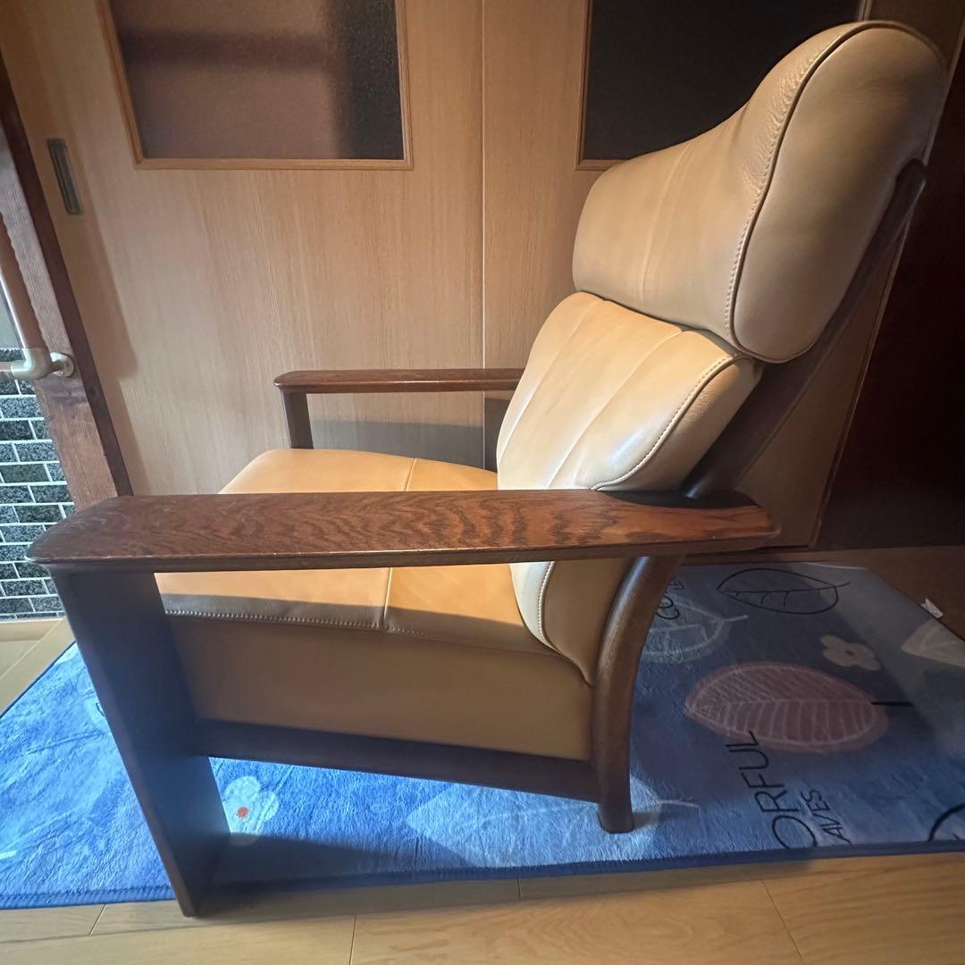 karimoku / カリモク WT41 アームチェア 1人掛け　オットマン付き