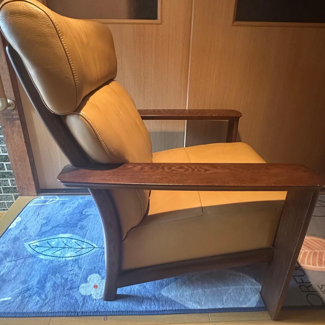 karimoku / カリモク WT41 アームチェア 1人掛け　オットマン付き