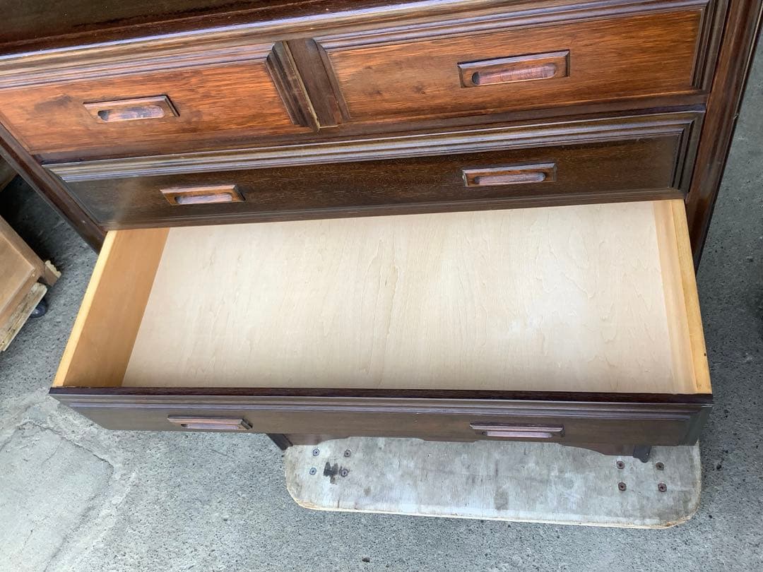 【昭和レトロ】アンティーク家具 6段洋服タンス チェスト