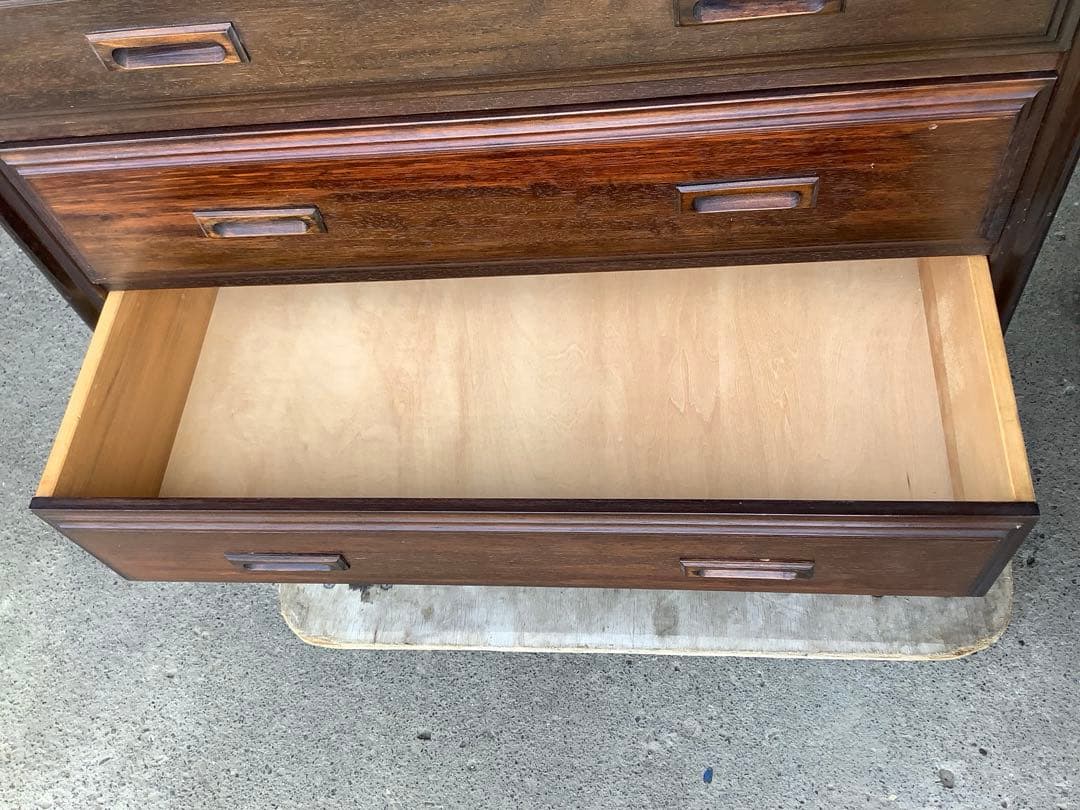 【昭和レトロ】アンティーク家具 6段洋服タンス チェスト